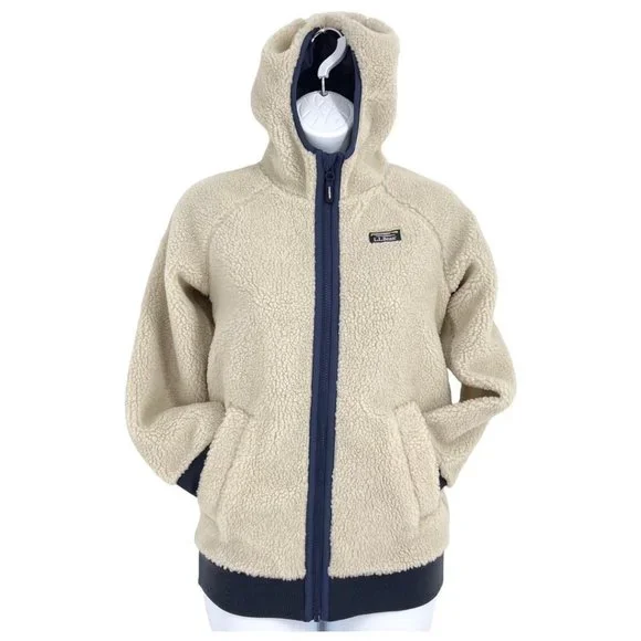 L.L. Bean Kid's Sherpa Fleece Long Coat NWT Size S - Picture 14 of 14